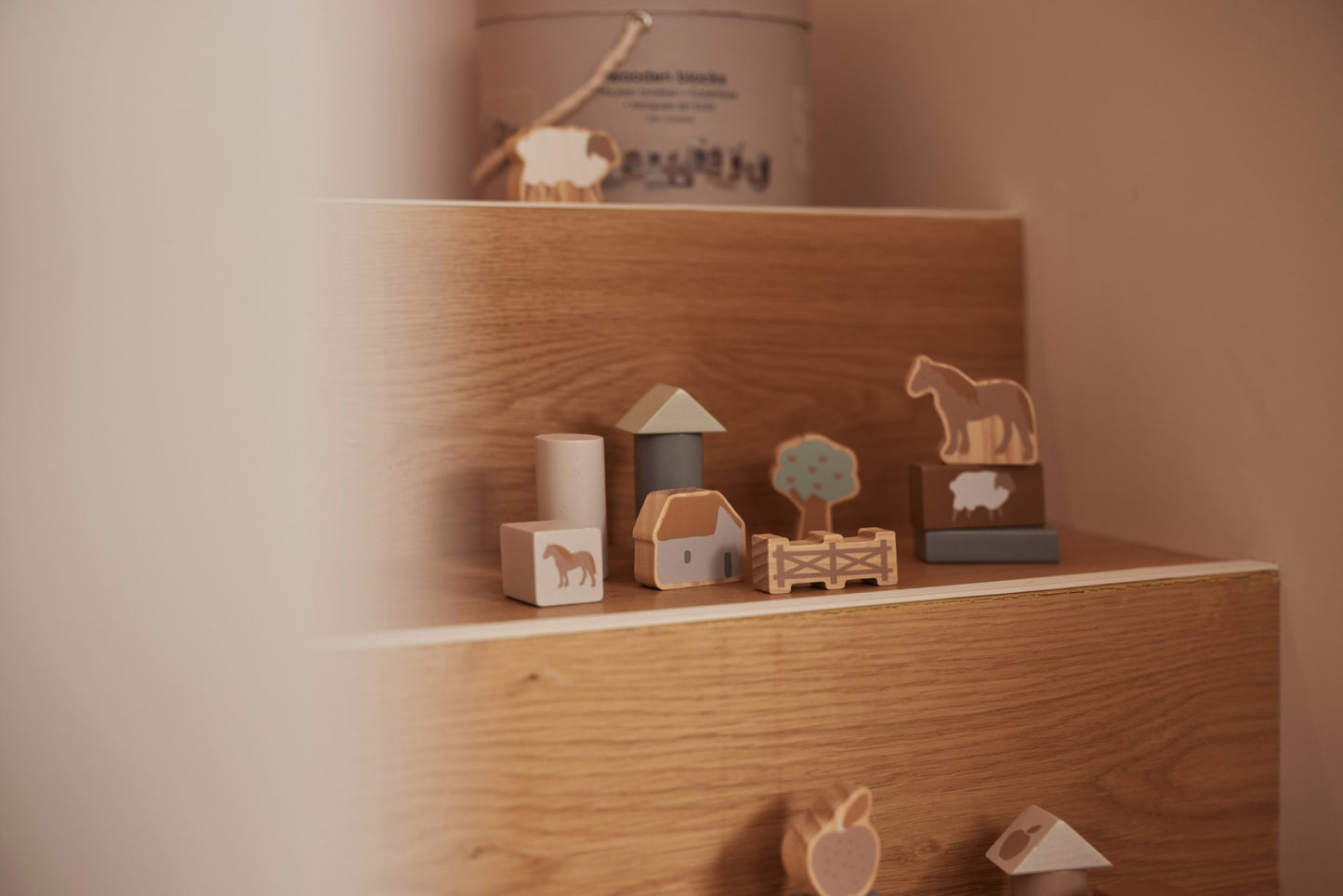 Houten Blokken Set Farm