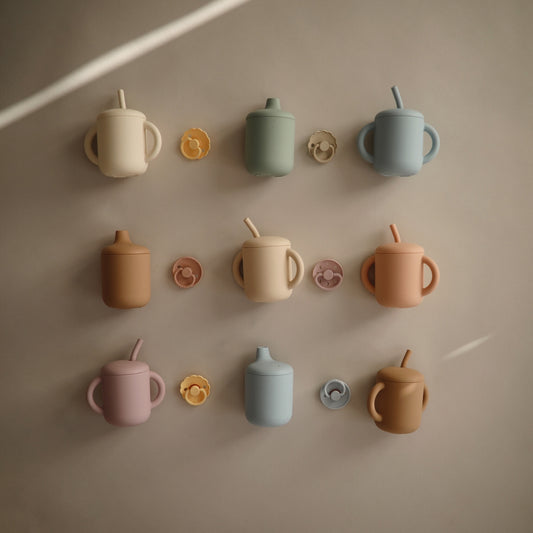 Silicone Sippy Cup - Cambridge Blue