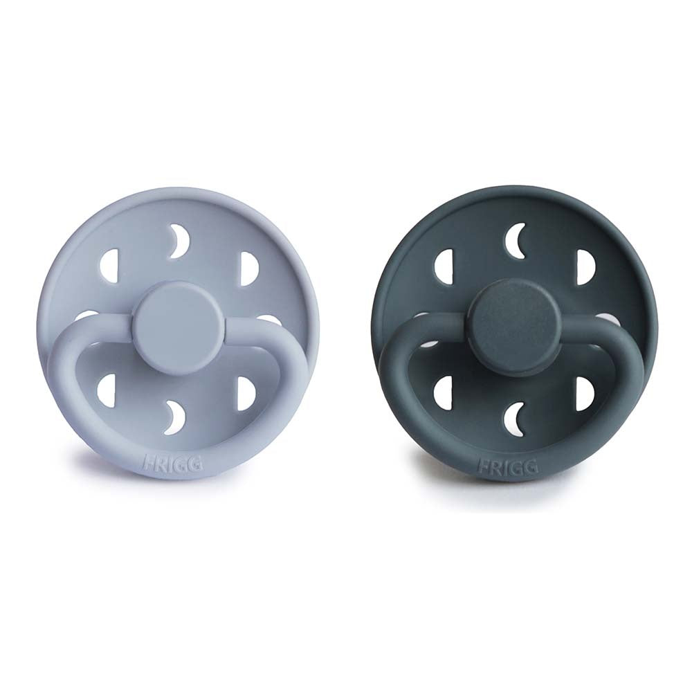 Moon - Silicone - Powder Blue/Slate T1 (2-pack) 0 - 6m
