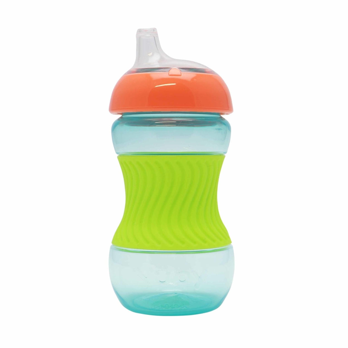 Mini easy grip drinkbeker met siliconen huls - 180ml - 4m+ - Groen