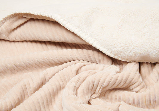 Wiegdeken teddy Vik - Sand