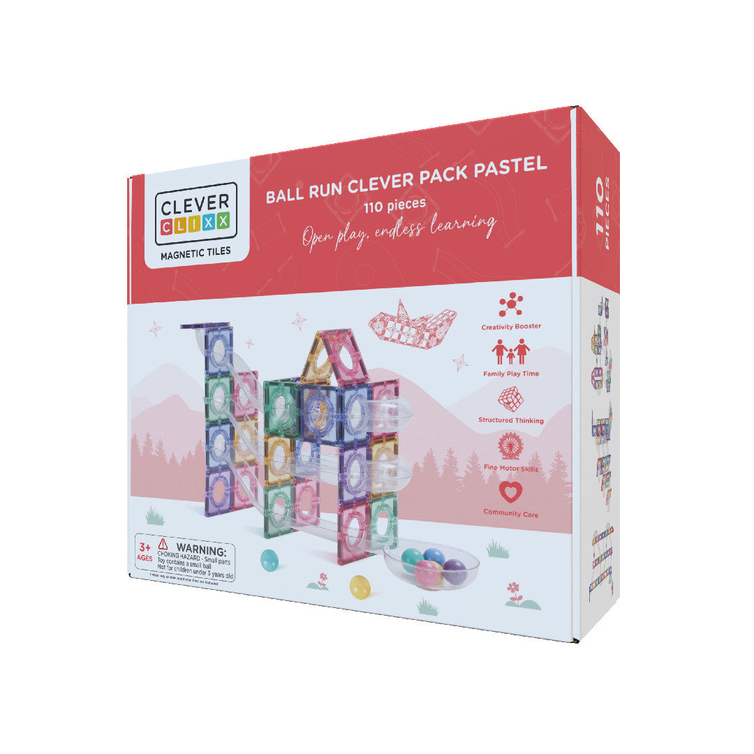 Ball Run Clever Pack Pastel 110 Stuks
