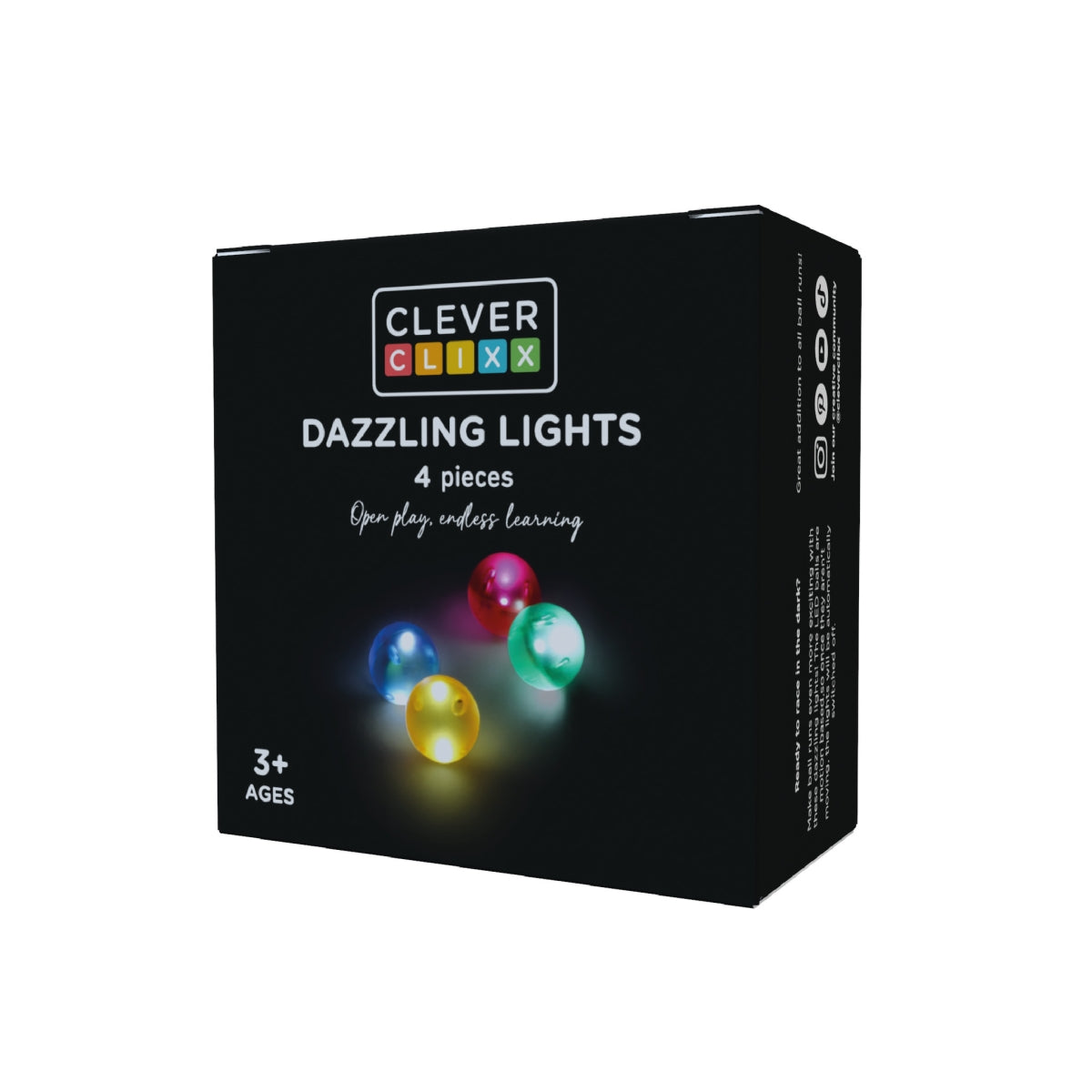 Balls Pack Dazzling Lights 4 Stuks