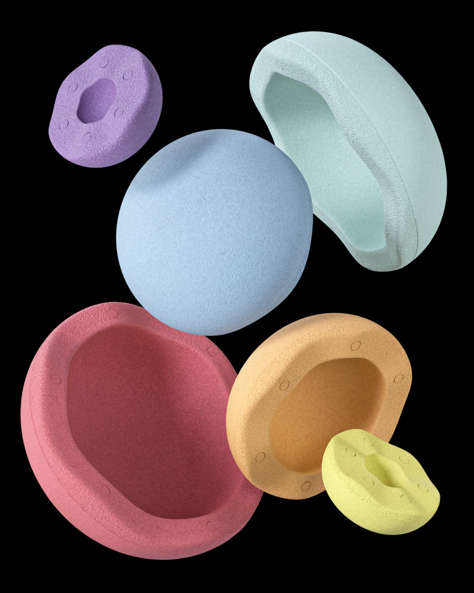 Inside set of 6 - Pastel
