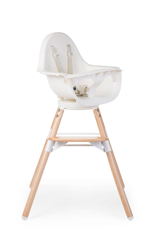 Evolu 2 Kinderstoel - Verstelbaar In Hoogte (50-75 Cm/*90 Cm) - Naturel Wit