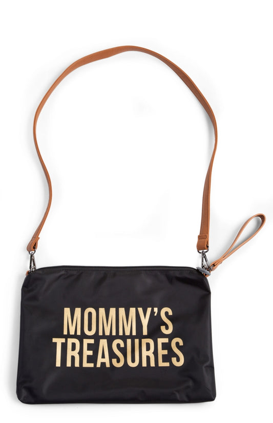 Mommy's Treasures Clutch - Zwart Goud