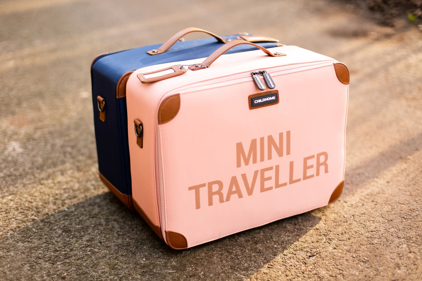 Mini Traveller Kinderkoffer - Roze Koper