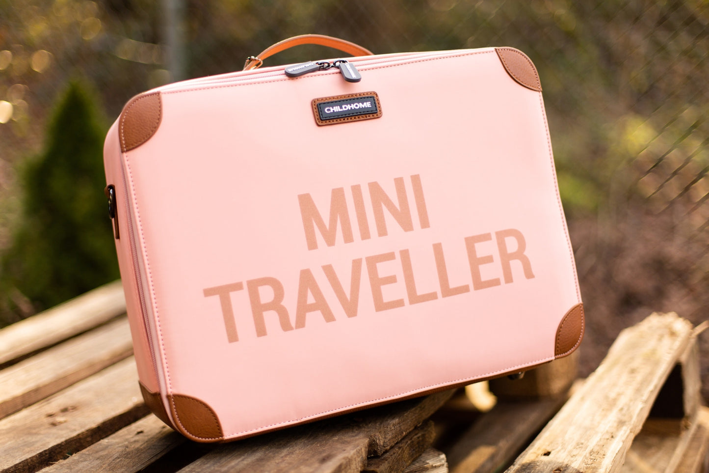 Mini Traveller Kinderkoffer - Roze Koper