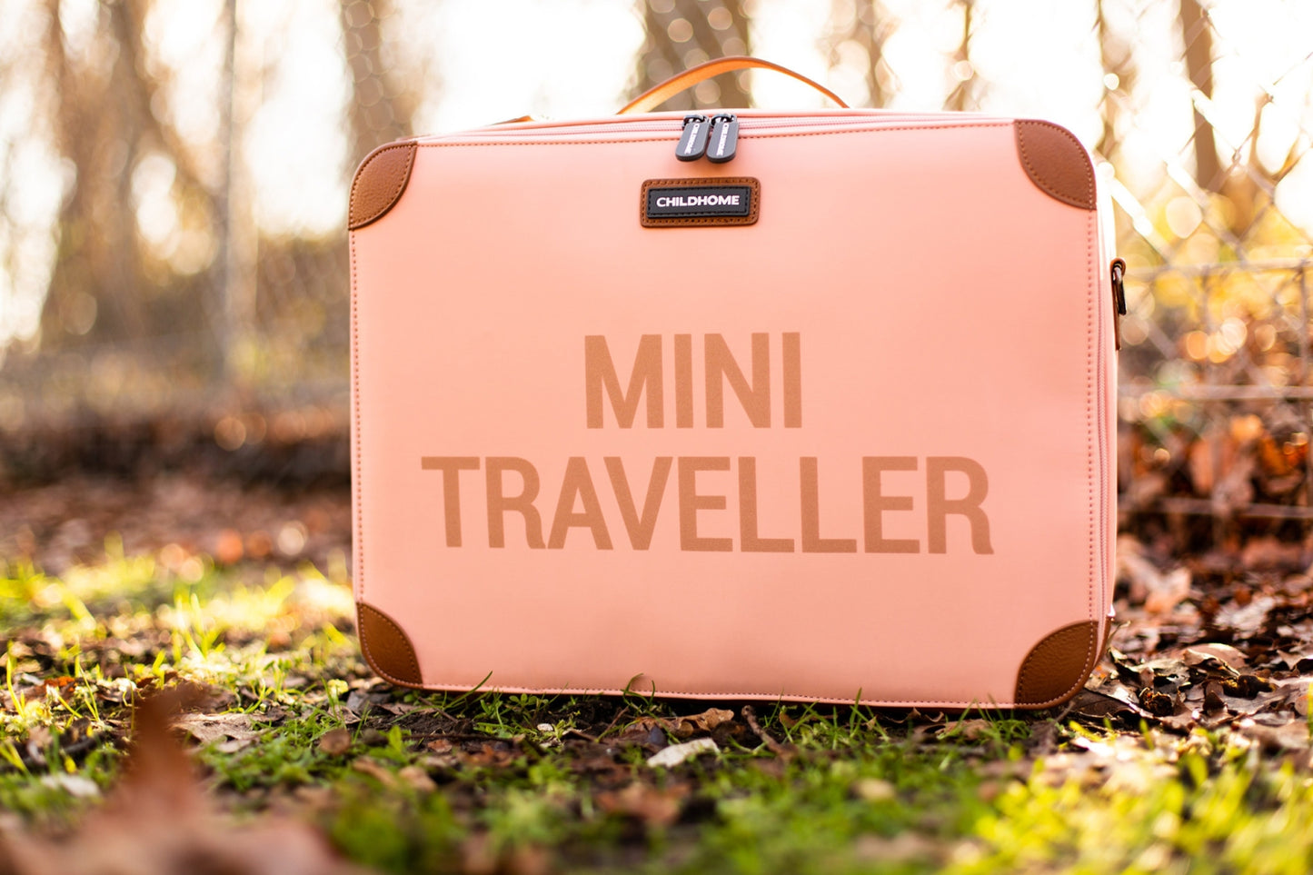 Mini Traveller Kinderkoffer - Roze Koper