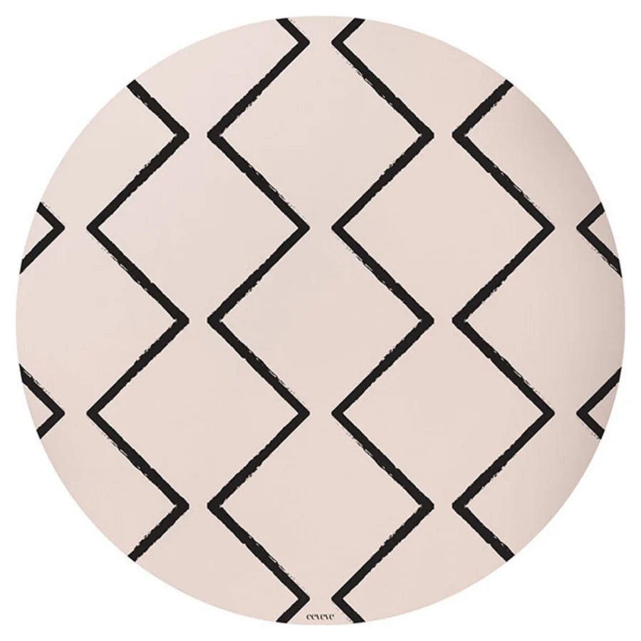 Round Splash Mat Beni - Ecru