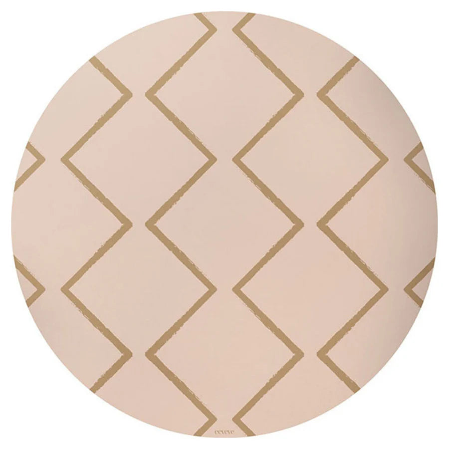 Round Splash Mat Beni - Autumn Gold