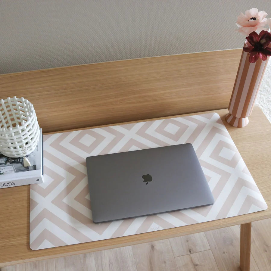 Desk mat Modern Blocks – Desert Sand