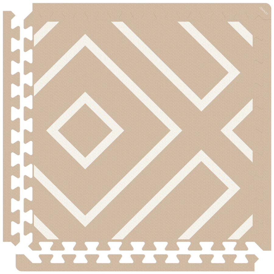 Puzzle Mat Modern Blocks - Desert Sand