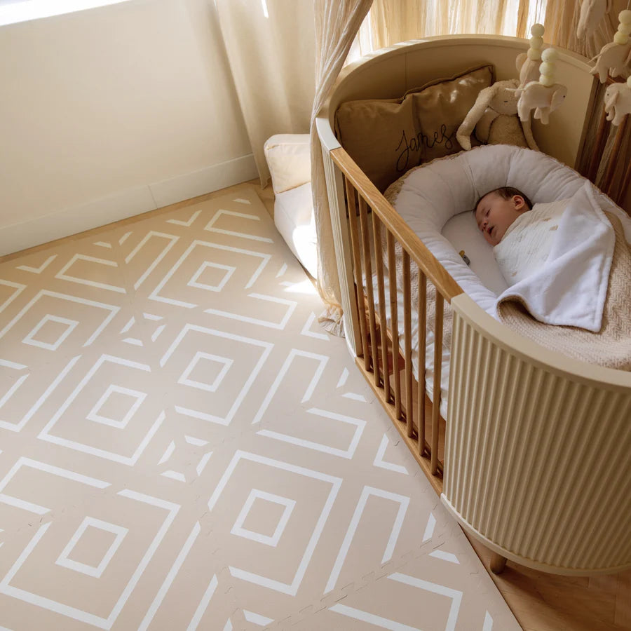 Puzzle Mat Modern Blocks - Desert Sand