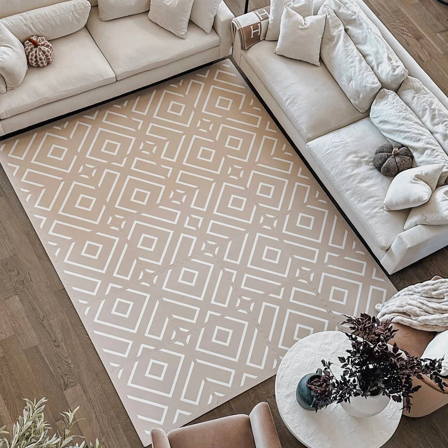 Puzzle Mat Modern Blocks - Desert Sand