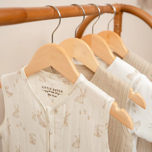 Zomer slaapzak Muslin Beige - 90 cm