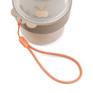 2-way snack container S Birdee - Sand