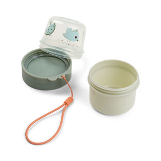 2-way snack container S Birdee - Green