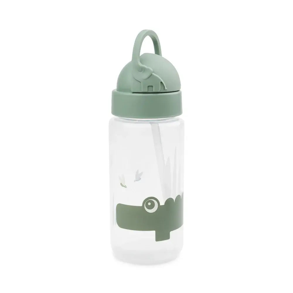 Beker met rietje Croco - Green