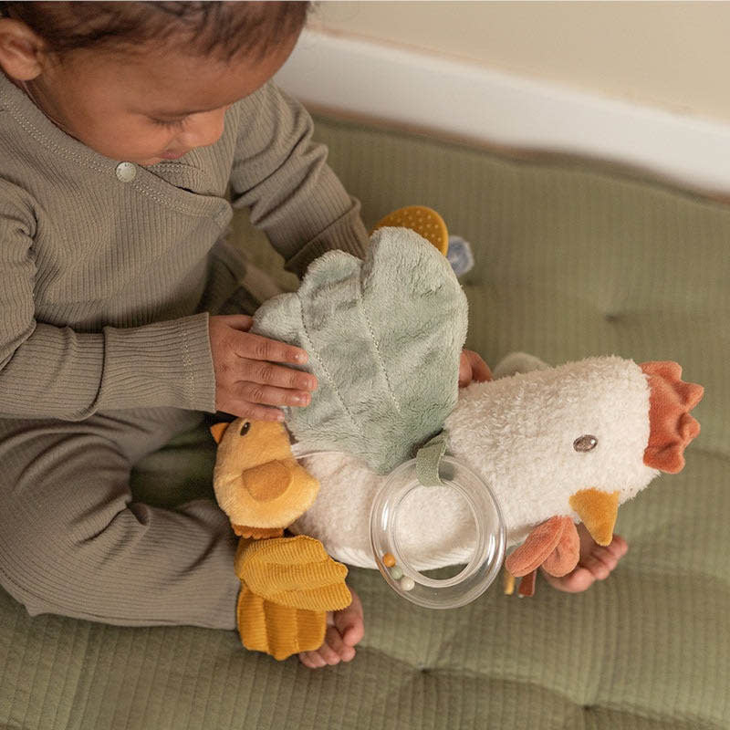 Activiteitenknuffel kip 25cm Little Farm