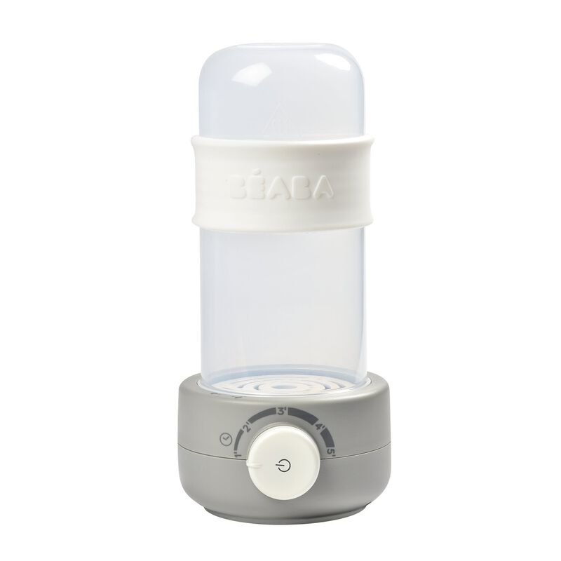 Baby Milk Second grijs : stoomflessenverwarmer & sterilisator
