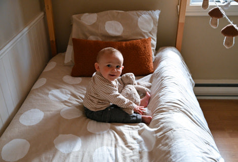 Opblaasbare bed rand