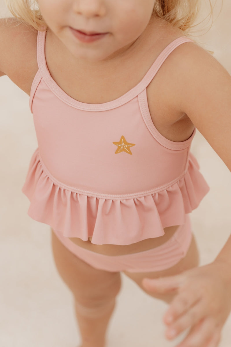 Bikini with ruffle - Pink