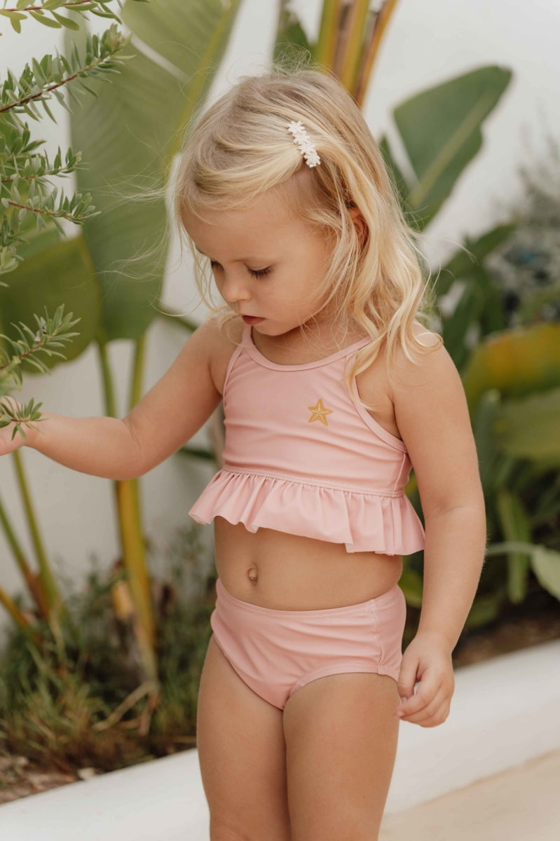 Bikini with ruffle - Pink
