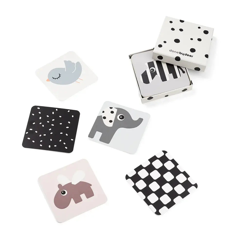 Baby Contrast Cards 10-pack - Elphee - Colour Mix