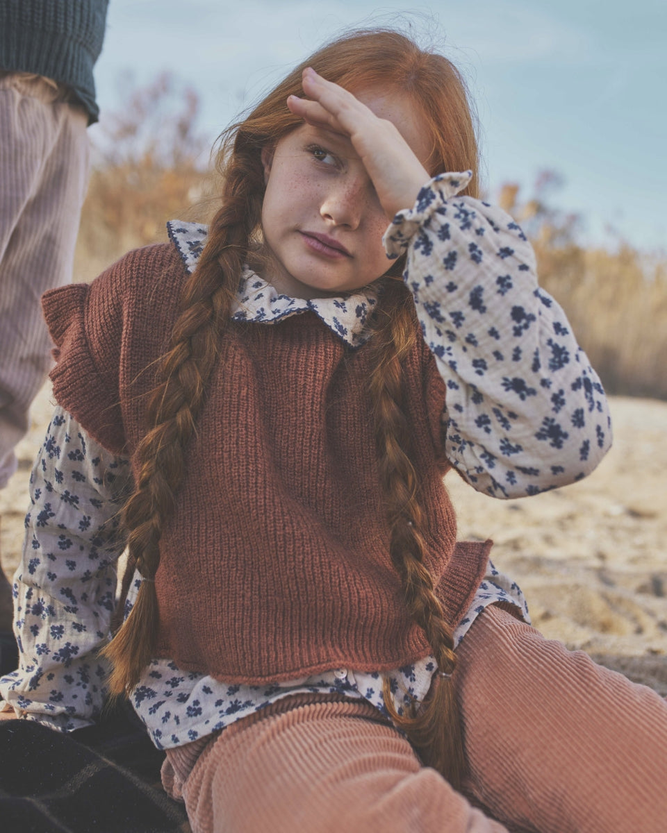 Boho Waistcoat - Terracota