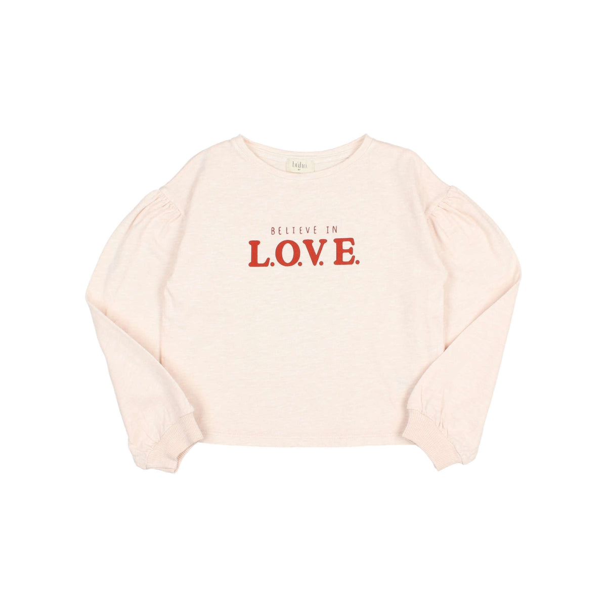 Love T-Shirt - Cream Pink