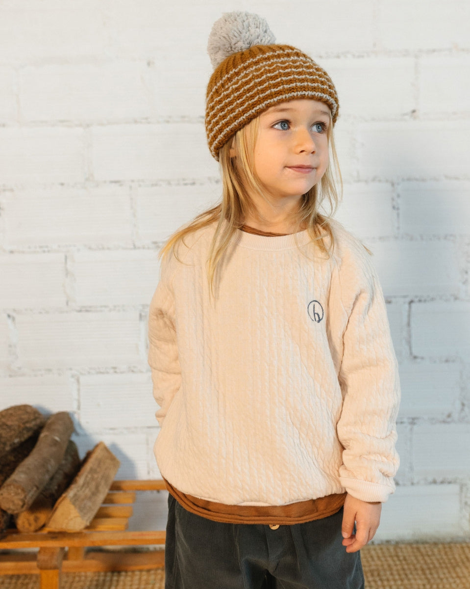 Padded Sweatshirt