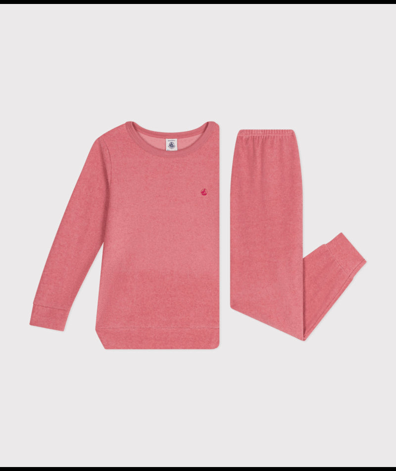 Kinderpyjama van Bouclé Badstof