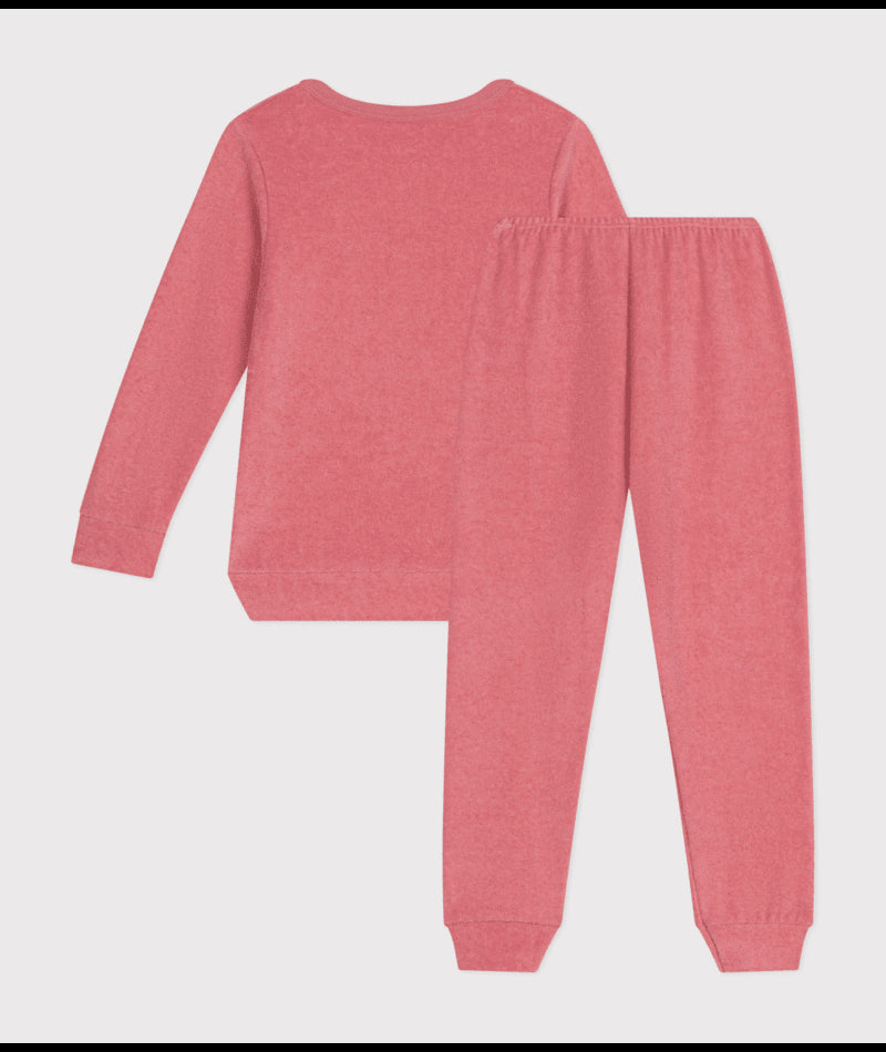 Kinderpyjama van Bouclé Badstof