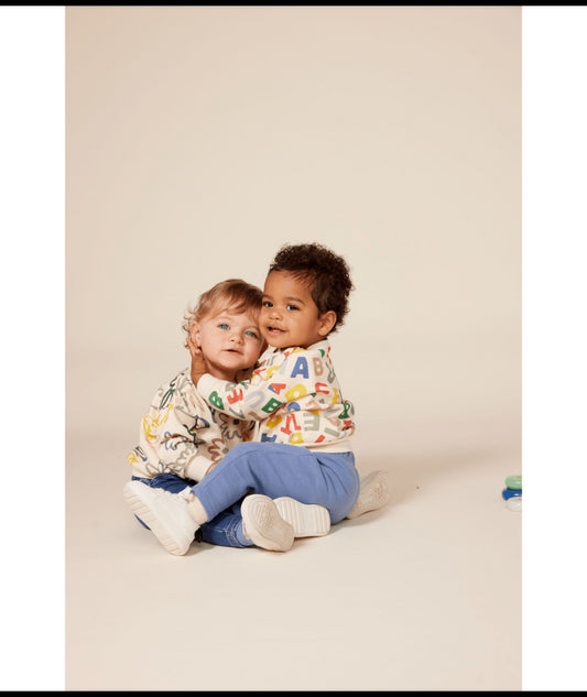 Fleece sweater voor baby's - Print