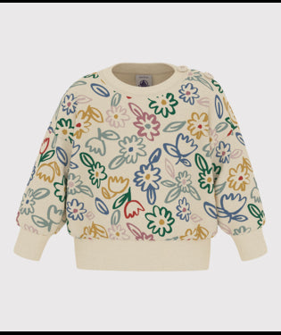 Fleece sweater voor baby's - Print