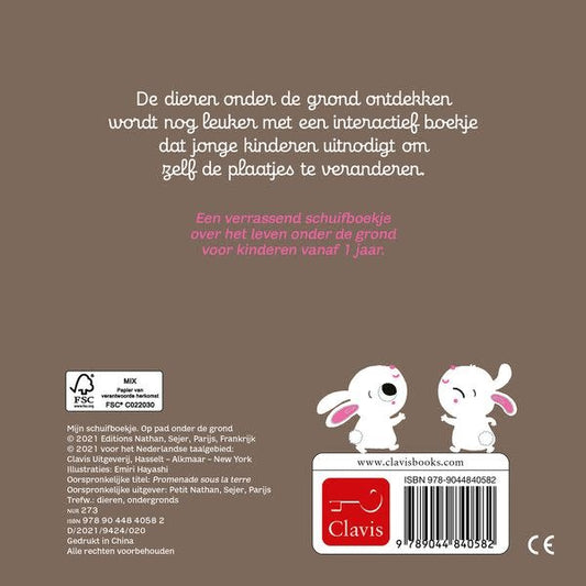 Mijn schuifboekje - Op pad onder de grond