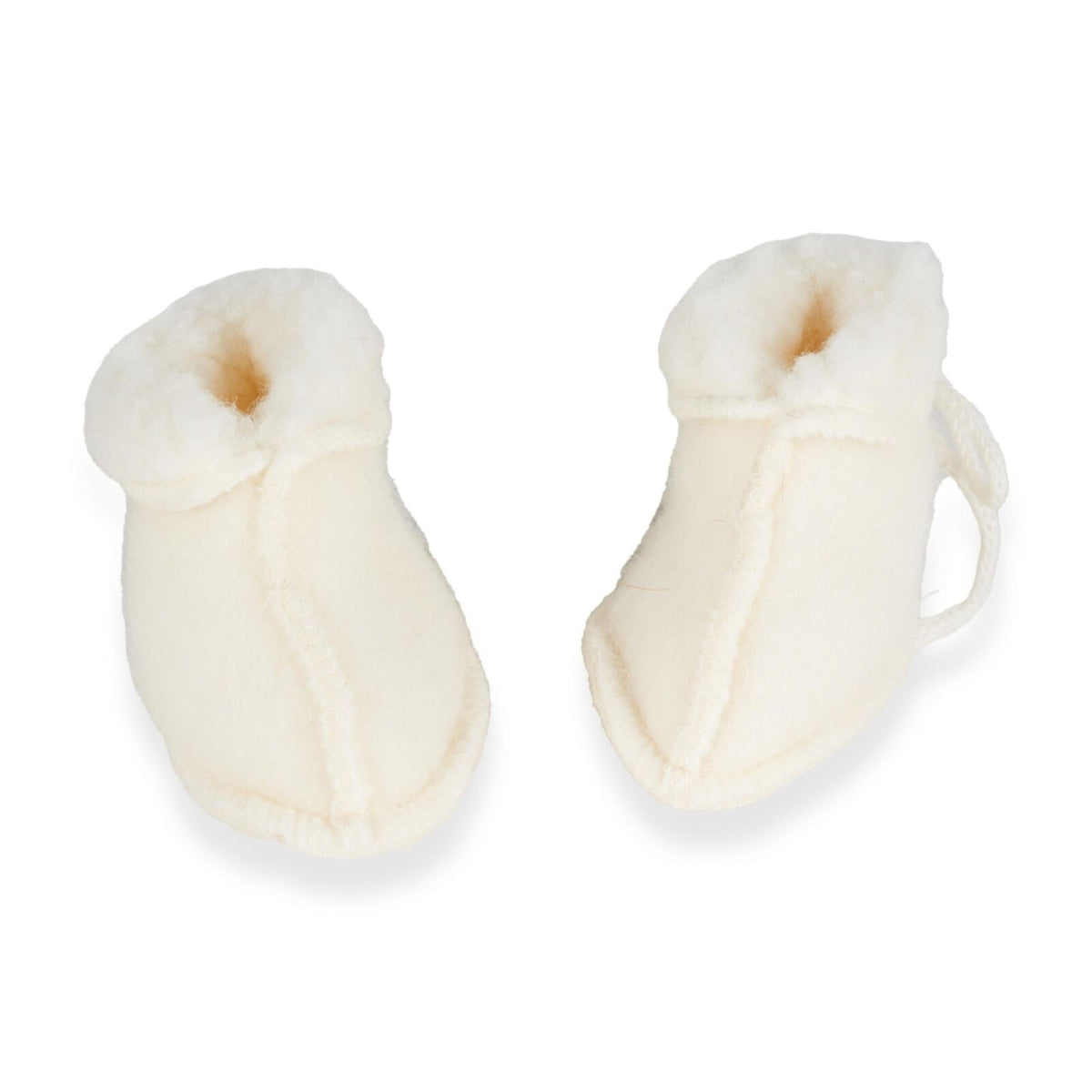 Slofjes Mini Merino - Cream