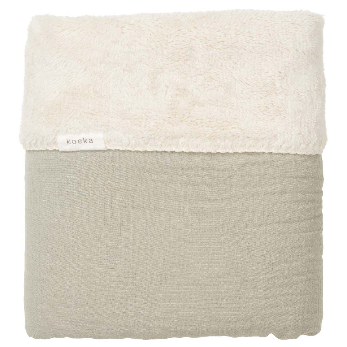 Ledikantdeken Teddy Faro - Sage