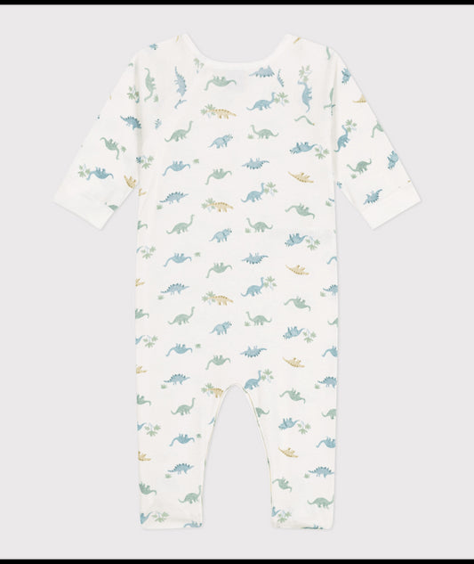 Katoenen pyjama met dinosaurusprint