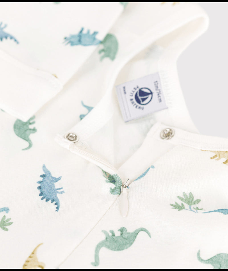 Katoenen pyjama met dinosaurusprint