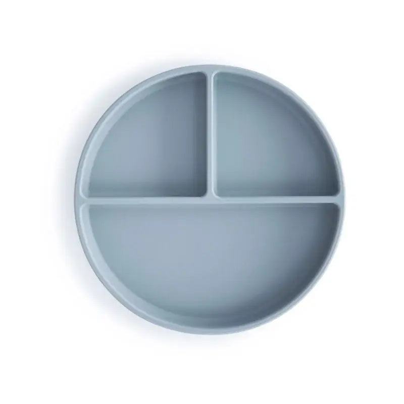 Siliconen bord met zuignap - Powder Blue
