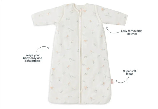 Slaapzak met afritsbare mouw 70cm - Lovely Birds