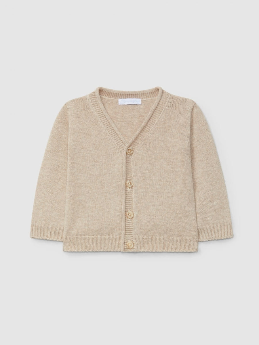 Knitted cardigan - Beige