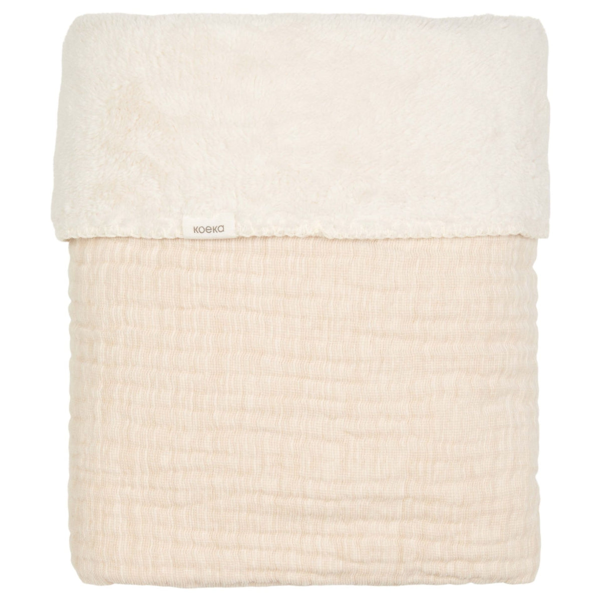 Ledikantdeken teddy Rivoli - Warm White