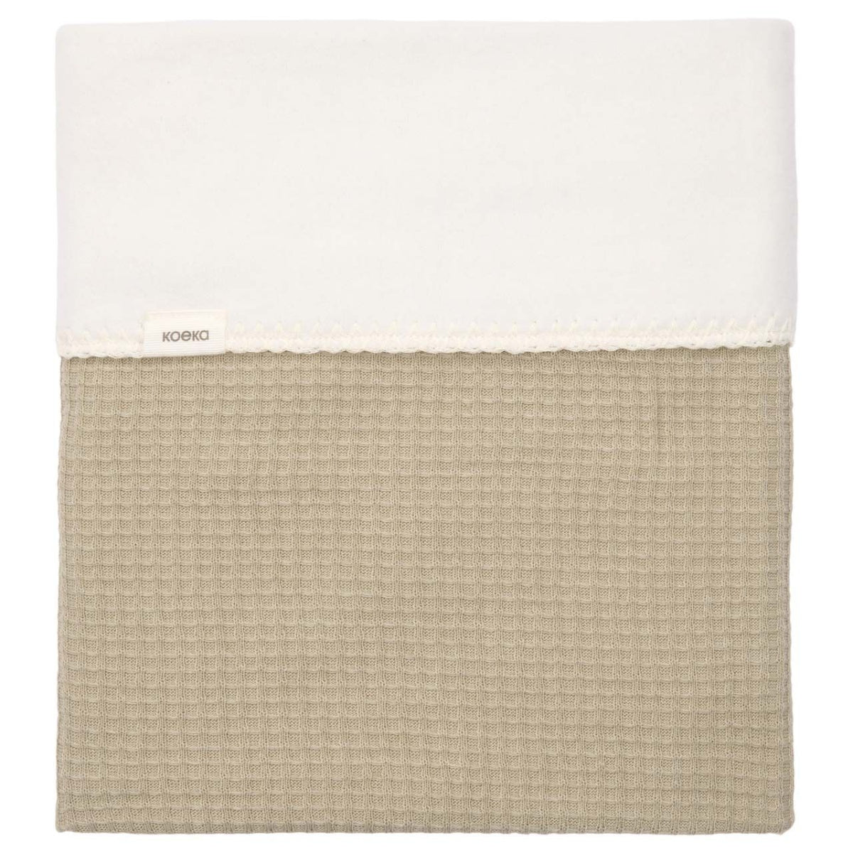 Ledikantdeken Cotton Fleece Malaga - sage