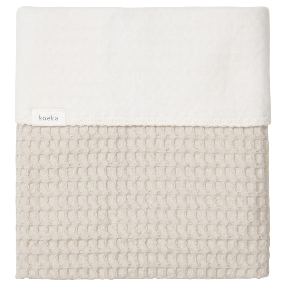 Ledikantdeken Cotton Fleece Amsterdam - sand
