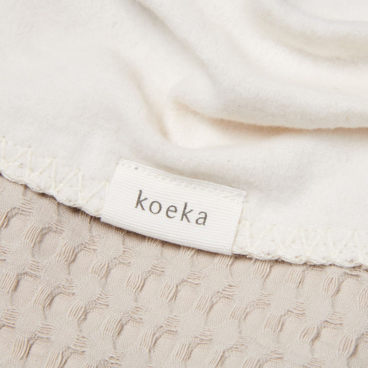 Ledikantdeken Cotton Fleece Amsterdam - sand