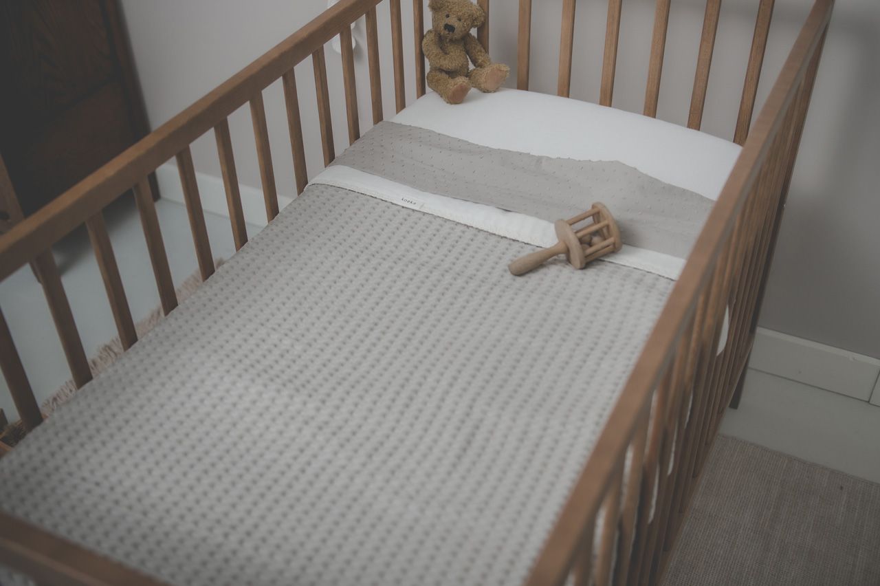 Ledikantdeken Cotton Fleece Amsterdam - sand