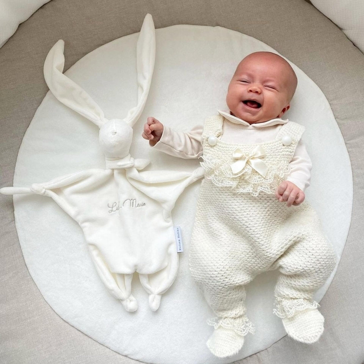 Doudou konijn (geborduurd met naam)